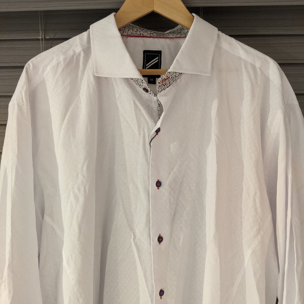 Hechter White Long Sleeve Shirt Size 3X NWT